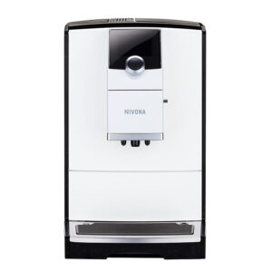 Elegantný biely automatický kávovar NIVONA NICR 796 s OneTouch ovládaním a farebným TFT displejom.