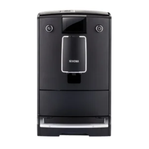 Čierny plnoautomatický kávovar NIVONA NICR 759 s funkciou OneTouch pre cappuccino a latte jedným dotykom.